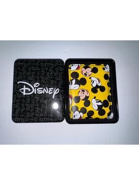 Buckle-Down Mens Disney Mickey Mouse Bifold Wallet With Tin Holder BNIB